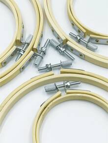 1个竹制绣绷，角度可调节，适用于房间装饰和DIY悬挂配件 - 竹繃 - 查看 3