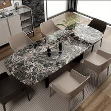 Self-Adhesive Waterproof, Oil-Proof, Heat-Resistant Desk Sticker, Marble Desk Paper, Furniture Renovation - Barbary Black - View 1