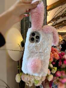 Wnter Fluffy 手机壳，兼容 17 Pro Max、11/12/13/14/15/16 Pro Max、Galaxy S25/S22/23/24+、A04/A05/A14/A15/A24/A25/A34/A54S、13C+、Note 14/13C/12/11 Pro、荣耀/畅享手机 - 粉色 - 查看 3