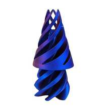 3D Printed Impossible Pyramid Shuttle Sculpture, Cone-Shaped Stress Relief Toy, Impossible Cylinder Anxiety Relief Desk Decor Toy - Multicolor - View 21