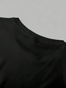 Italian Southern Style Printed Casual Loose Fit Men's Sleeveless Tank Top - Black - View 5