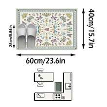 1pc Rug/Carpet/Area Rug/Doormat/Runner, European And American Elegant Luxury - Vibrant Insect And Floral Pattern Design Printed Carpet - Large Size Carpet For Bathroom, Kitchen, Entryway, Hallway, Bedside, Living Room, Bedroom, All Season Washable Carpet Mat, Home Decor - Multicolor - View 13