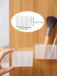 1个艺术侧脸女孩化妆刷架，高端桌面笔筒，适用于客厅、卧室 - 彩色 - 查看 11