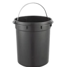 Round Stainless Steel Trash Can 20L With Non-Slip Pedal And Removable Bucket – Durable And Hygienic - Bạc - Xem 3