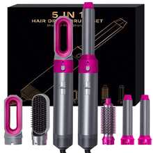 UKLISS 五合一热风造型器和吹风机 - 可拆卸、触摸安全、大容量、适合湿发和干发 | 完美的情人节礼物，多功能美发工具，拉直、抚平、卷发。 - 英規插(220-240V) - 查看 15