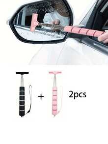 rayhong Car Side Mirror Rearview Mirror Wiper, Retractable Windshield Wiper, Car Glass Cleaner With Extendable Handle, Portable Cleaning Tool, Retractable Wing Mirror Wiper Cleaner, Portable Car Window Cleaner Snow Brush, Auto Parts, Car Accessories - 1PCS - View 15