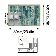 1 buc. Covor/Mochetă/Preș/Traversator în Stil Vintage American Country - Animale Sălbatice, Copaci, Modele Florale - Covor din Lână Artificială de Dimensiune Mare, Potrivit pentru Baie, Bucătărie, Intrare, Hol, Noptieră, Living, Dormitor, Covor Decorativ Lavabil la Mașină pentru Toate Sezoanele - Multicolor - Vizualizare 14