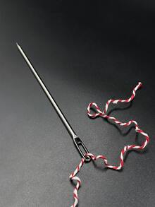 1 dụng cụ xỏ chỉ dây rút gia dụng, dụng cụ xỏ chỉ dây chun, phụ kiện may vá xỏ chỉ kim dây rút - Kim dài - Xem 6