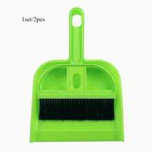 一套桌面扫帚和簸箕组合，客厅桌面清洁套装，耐用塑料清洁工具，适用于家庭、学生、宠物（1把扫帚+1个簸箕） - A - 查看 8