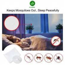 1 pieza Malla de pantalla de ventana blanca para el hogar, a prueba de mosquitos e insectos, mosquitera invisible desmontable y autoadhesiva - A - Ver 4