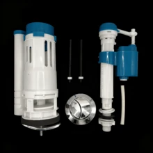 Toilet Tank Valve, Plastic Structure, Easy To Install, Adjustable Switch Height And Angle, Suitable For Most Toilet Tank Repair Kits - Multicolor - View 2