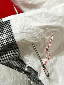 1 dụng cụ xỏ chỉ dây rút gia dụng, dụng cụ xỏ chỉ dây chun, phụ kiện may vá xỏ chỉ kim dây rút - Kim dài - Xem 3