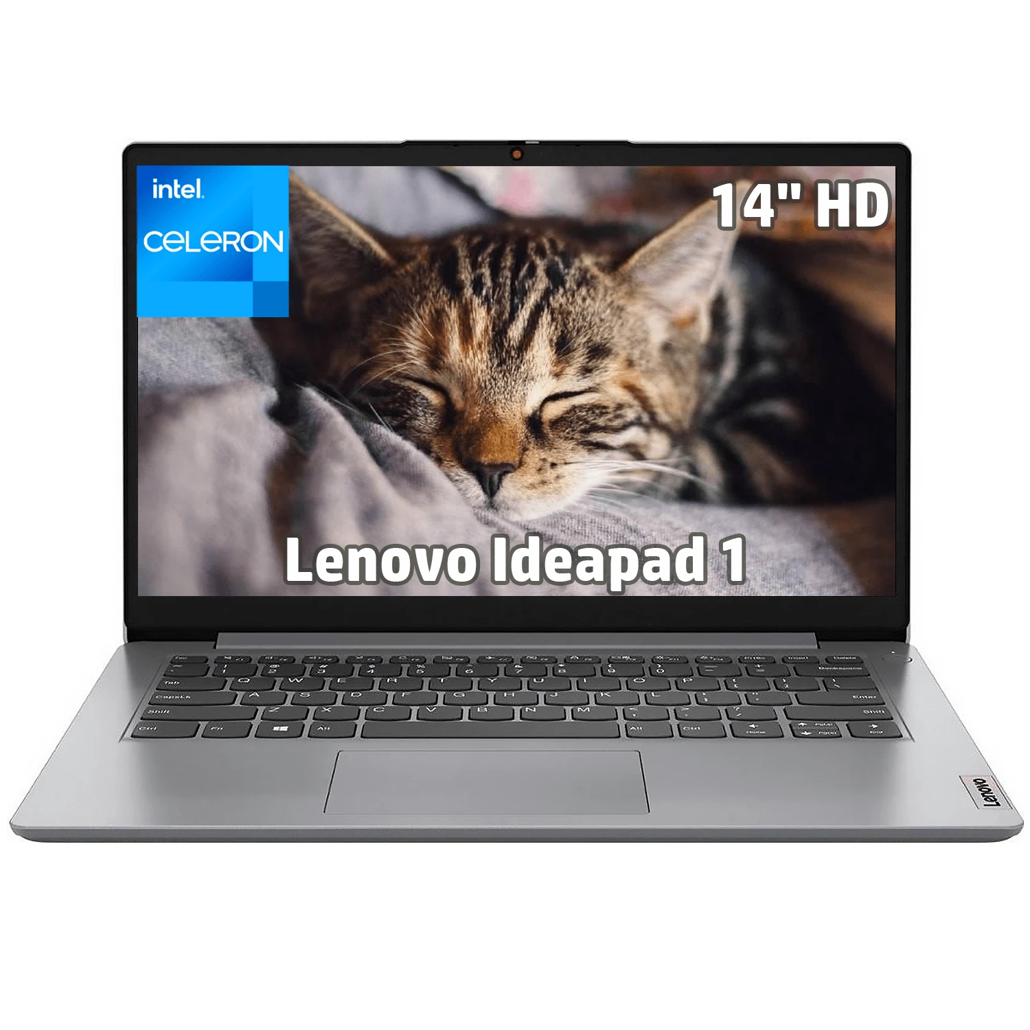 Lenovo Ideapad Business Laptop, 14" HD Display, Celeron N4020, UHD Graphics, Wi-Fi 6, Windows 11 Home In S Mode, Grey - View 1