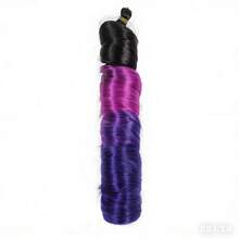 16-24 Inch Popular Braided Deep Wave Weft Hair Extensions, African Braids Synthetic Wigs - View 1