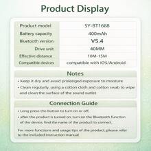 无线蓝牙耳机，蓝牙5.4，封闭式设计，可调节头带，内置麦克风 - 彩色 - 查看 6