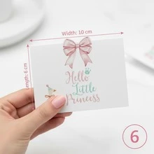 Hello Little Princess Folding Greeting Card With Gift, Activity Card For Children - View 2