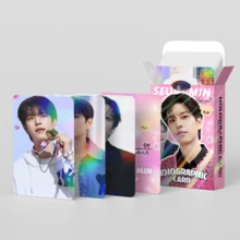 Kpop Holographic Sticker, Anime Photo Card Box Set, LOMO Card, Fans Merchandise Goods, Valentine's Day Gift, Small Gift - Multicolor - View 9