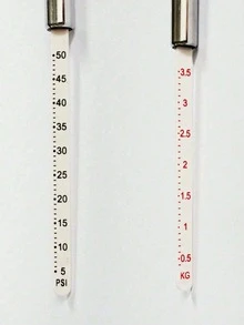 1pc Tire Pressure Gauge, Handheld Tire Pressure Tester Tool For Vehicle Safety Check - Multicolor - View 5