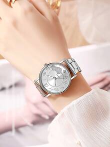 5pcs/Set Elegant & Fashionable Women's Quartz Watches, Casual Style Watch Set - one-size - View 5