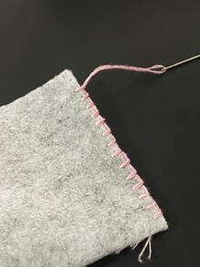 20pcs 13cm*13cm Grey Felt Fabric, Suitable For Embroidery, Punch Embroidery Base, Small Hanging Decorations, Handmade Crafts - Felt Cloth (grey) - View 7