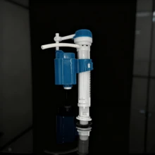 Toilet Tank Valve, Plastic Structure, Easy To Install, Adjustable Switch Height And Angle, Suitable For Most Toilet Tank Repair Kits - Multicolor - View 3