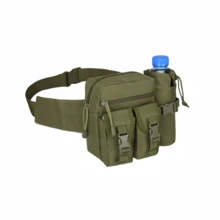 Bolsa de pesca para teléfono de tela Oxford 1000D para deportes al aire libre, bolsa para botella de agua para hombres en el lugar de trabajo, bolso bandolera, bolsa de herramientas de pesca, bolsa deportiva, riñonera para taza de agua de senderismo, bolso pequeño unisex para el pecho para ciclismo y viajes - Multicolor - Ver 7
