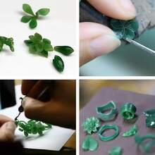 KLONKEE Jewelry Casting Carving Wax Sheets, Carving Crafting Accessories, Jewelry Engraving Design Wax Sheets, Casting Jewelry Forming Wax Sheets, Jewelry Making Wax Forming Materials, For DIY Crafts Ring Making - Dark Green - View 9