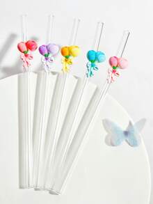 Ống hút thủy tinh hình hoa tulip nhiều màu sắc, có thể tái sử dụng, trong suốt dùng cho sinh tố, trà sữa, nước ép, cocktail, đồ uống lạnh. Ống hút thủy tinh uốn cong hình hoa tulip thích hợp cho cốc nước, sữa lắc, trà, nước ép, cocktail, đồ uống lạnh. Quà tặng cho bạn gái, cửa hàng tráng miệng, nước ngọt, quán ăn vặt, văn phòng, quán bar, nhà hàng, trang trí tiệc. - Xem 4