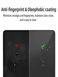 Shockproof Tablet Film 2pcs Compatible Tempered Glass Screen Protector For Tablets High Definition Waterproof Oilproof Anti-Fingerprint Shatterproof 9H Hardness High Transparency Bubble-Free Includes Cleaning Tools Easy Installation Suitable For Birthday Gift Anniversary Gift Spring Party - Clear - View 10