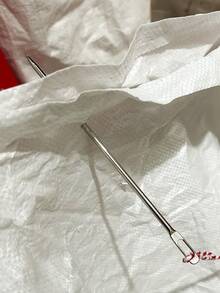 1 dụng cụ xỏ chỉ dây rút gia dụng, dụng cụ xỏ chỉ dây chun, phụ kiện may vá xỏ chỉ kim dây rút - Kim dài - Xem 5