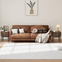 Medieval-Style Walnut Headboard/Bedside Table With Metal Handle, 40 X 40 X 55 Cm, Set Of 2 - Brown - View 9