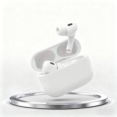 无线蓝牙TWS耳机，具备降噪功能、HiFi立体声品质、无线充电盒、防水入耳式设计、清晰通话、超长续航，适合旅行、健身和日常使用。