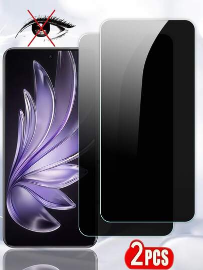 [2 Paquetes] Protector de pantalla de vidrio templado de alta definición y privacidad compatible con Xiaomi/ Teléfonos, compatible con Xiaomi 15, compatible con Xiaomi 14T, 15, 15C y otros modelos.