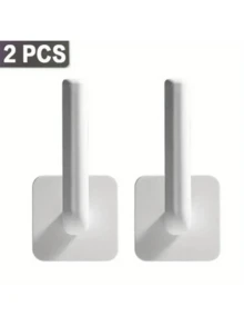 1/2/4pcs Space-Saving Self-Adhesive Hooks - No Drilling Wall Mounted, Can Hang Keys, Hats, Towels Etc. - Ideal For Entryway, Hallway, Bathroom, Dorm, Also Suitable For Gender Reveal Party, Birthday, Wedding, Gathering, Perfect Gift For Coworkers, Friends, Family, Back To School - Multicolor - View 12