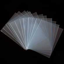Pacote com 100/300 unidades de protetores de cartas transparentes, ideais para colecionar cartas, álbuns transparentes para cartas de tarô, capas de PVC para cartas colecionáveis, cartas esportivas, cartas de futebol, cartas de jogos, Magic: The Gathering (MTG), capas protetoras para cartas colecionáveis (tipo Penny Sleeve), capas para cartas de beisebol. - Multicolorido - Ver 2