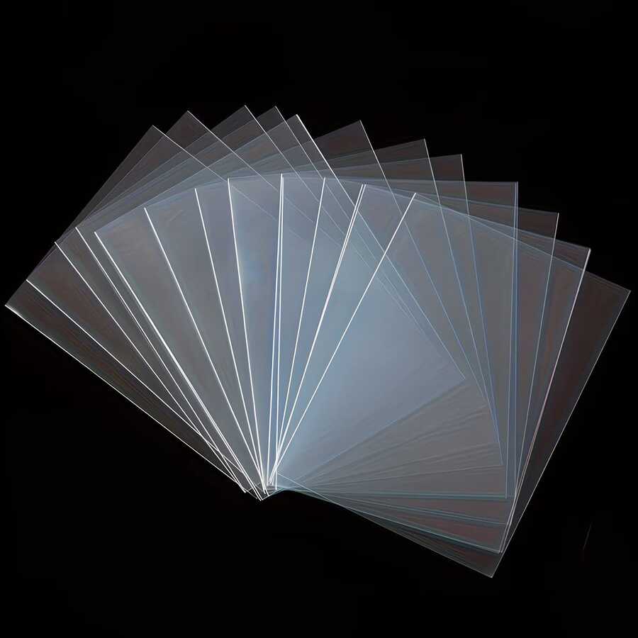 Pacote com 100/300 unidades de protetores de cartas transparentes, ideais para colecionar cartas, álbuns transparentes para cartas de tarô, capas de PVC para cartas colecionáveis, cartas esportivas, cartas de futebol, cartas de jogos, Magic: The Gathering (MTG), capas protetoras para cartas colecionáveis (tipo Penny Sleeve), capas para cartas de beisebol.