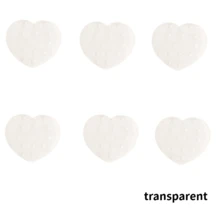 Paquete de 6 ventosas de silicona con forma de corazón multifuncionales de doble cara, accesorio para grabación de video y selfie de teléfonos móviles, fuerte adherencia, ventosas de teléfono móvil multifuncionales, regalo de boda y fiesta de cumpleaños - Multicolor - Ver 10