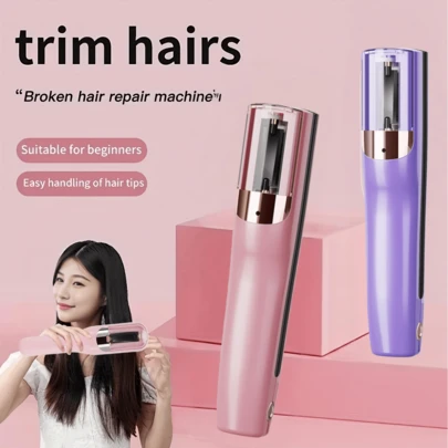 Fully Automatic Hair Clipper, Portable USB Rechargeable Fully Automatic Hair Trimmer, Beauty Tool Solution For Dry And Damaged Hair For Men And Women, Fully Automatic Electric Hair Clipper, Ideal Gift For Women On Special Occasions, Holiday Gift