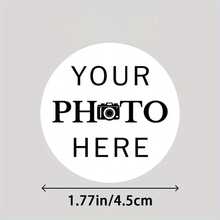 Pegatinas y etiquetas personalizadas con fotos, pegatinas de boda, etiquetas de fotos, pegatinas de fiesta de cumpleaños, personalizadas, etiquetas de celebración, patrones de moda, coloridos, retro, lindos, exquisitos, minimalistas, de moda, otoño personalizados - Multicolor - Ver 6