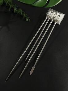 1 dụng cụ xỏ chỉ dây rút gia dụng, dụng cụ xỏ chỉ dây chun, phụ kiện may vá xỏ chỉ kim dây rút - Kim dài - Xem 1