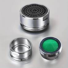 1/2/4pcs Stainless Steel & Plastic Filter Element Kitchen Faucet Bubbler Nozzle Replacement - Faucet Parts - Durable, Easy-To-Install, And High-Flow Rate Accessories For Kitchen Faucet Repair And Maintenance - Multicolor - View 2