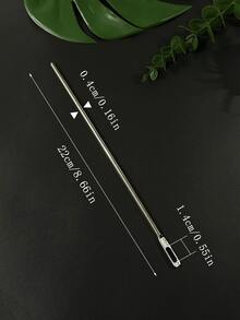 1 dụng cụ xỏ chỉ dây rút gia dụng, dụng cụ xỏ chỉ dây chun, phụ kiện may vá xỏ chỉ kim dây rút - Kim dài - Xem 12