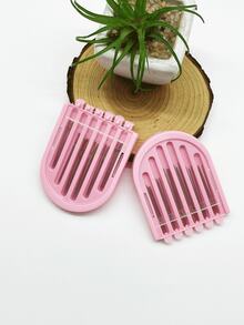 Bộ 20 kim khâu tay đầu mạ vàng, hộp màu hồng có lỗ cài, thích hợp cho người may vá, thêu thùa, thêu chữ thập, người làm thủ công và những người đam mê DIY. - 20 chiếc ghim đuôi vàng - Xem 1