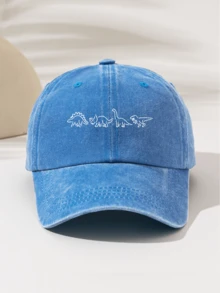 Casquette de baseball unisexe - Imprimé "Quatre lignes de dinosaure", sangle réglable, chapeau léger pour l'extérieur en 4 saisons pour la randonnée, le camping, le port quotidien - Cadeau parfait - Conception facile à laver, couvre-chef décontracté, motif amusant, accessoire de tête confortable, été, plage - Casquette de baseball lavée - Voir 8
