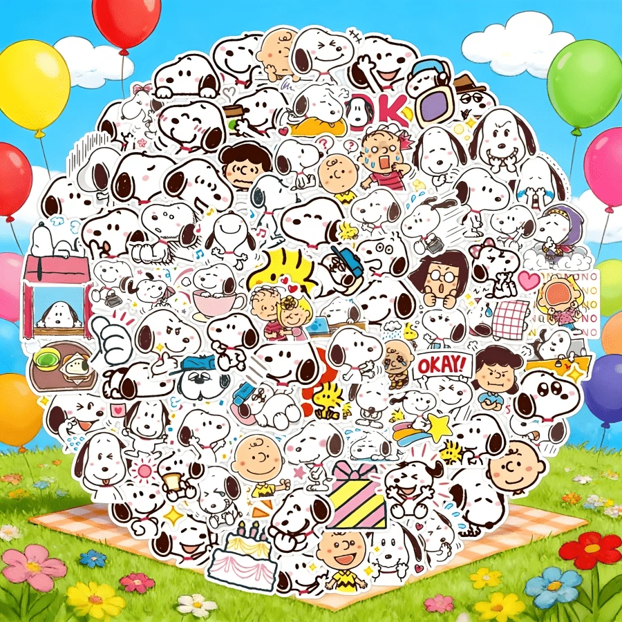 SNOOPY 60张涂鸦贴纸,适用于装饰手机壳、行李箱、台式电脑等。是文具、杯子、手机壳、礼品的理想之选,也是送给男孩女孩的最佳贴纸玩具礼物,适用于返校季、生日、节日和其他场合。 - 彩色 - 查看 1