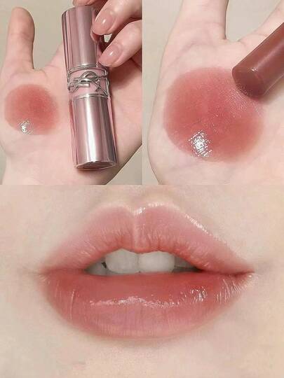 Yves Saint Laurent 1.6克/0.06盎司 滋润亮泽润唇膏 #7B（粉色管身），旅行装