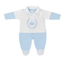 Macacão Para Bebê Toque Sedoso Ultra Maciez C/Botões Luxuoso - Azul - Visão 8