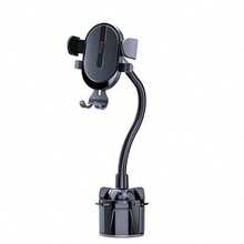 Soporte de teléfono para portavasos de coche ajustable 360°, adecuado para camiones, carritos de golf y otros vehículos, sujeta smartphones - Negro - Ver 8