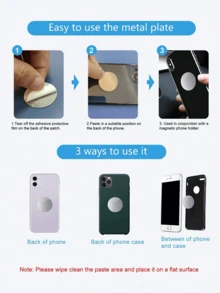 1个通用磁吸式车载手机支架，兼容 X，磁吸式出风口手机支架，支持GPS导航 - 合金多色 - 查看 7