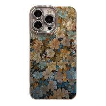 Funda de teléfono a la moda - Textura de satén plumoso Compatible con todos los modelos de teléfonos inteligentes Apple El regalo perfecto para ella, una opción ideal para San Valentín - Plateado - Ver 2